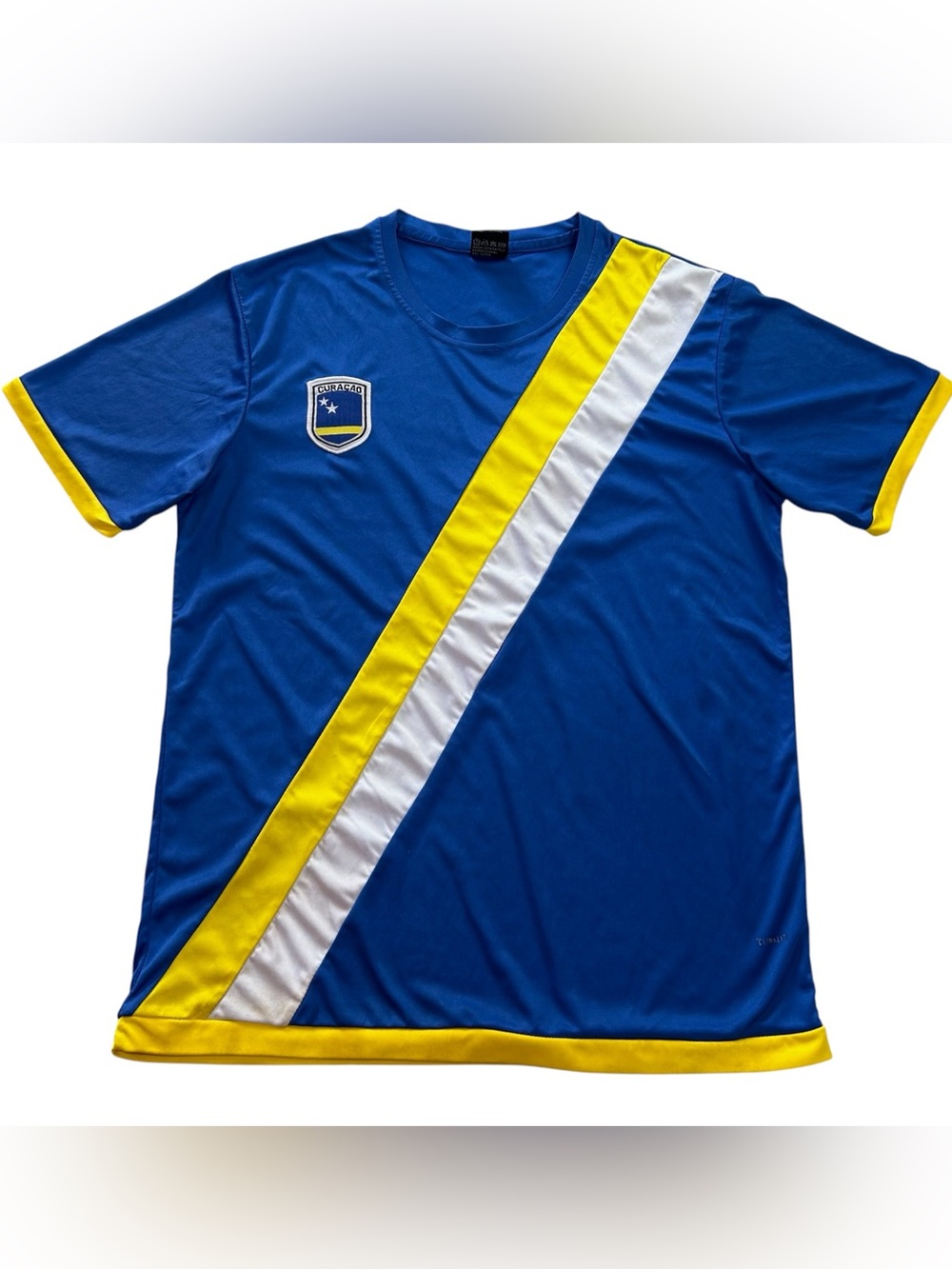 Curaçao National Team "Underdogs Collection" Fan Soccer Jersey Men’s Blue sz L